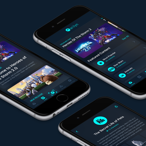 Augmented reality design with the title 'Augmented Reality'