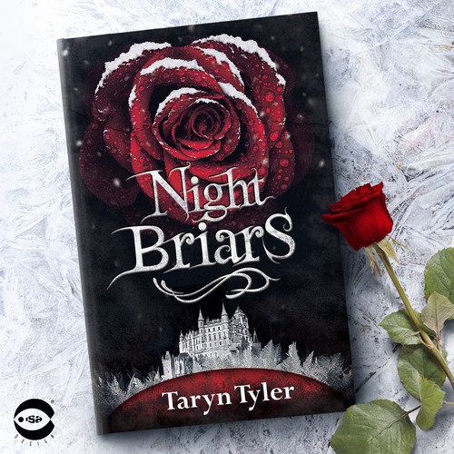 Fairy tale design with the title 'Book cover for “Night Briars” by Taryn Tyler'
