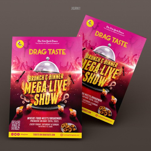 Music festival design with the title 'Flyer Design'