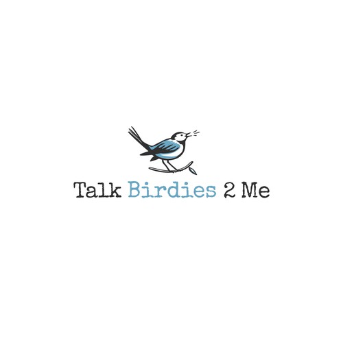 Bird design with the title 'Logo design for a birding brand'
