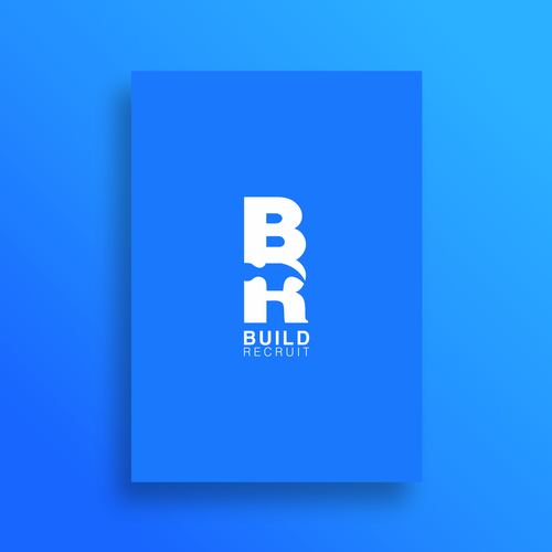Ocean blue logo with the title 'Build Recruit'