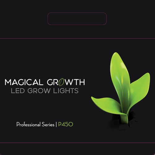 Lighting design with the title 'Magical Growth'