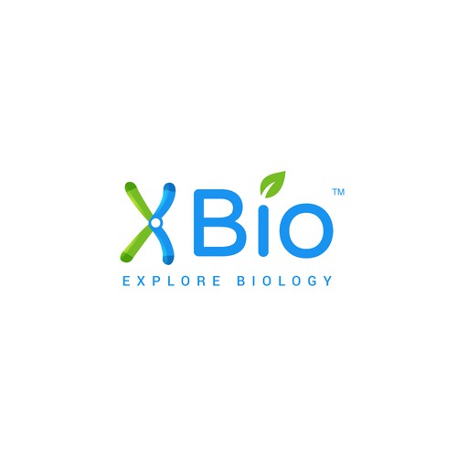 Bio design with the title 'Modern, sophisticated logo for Biology learning platform.'
