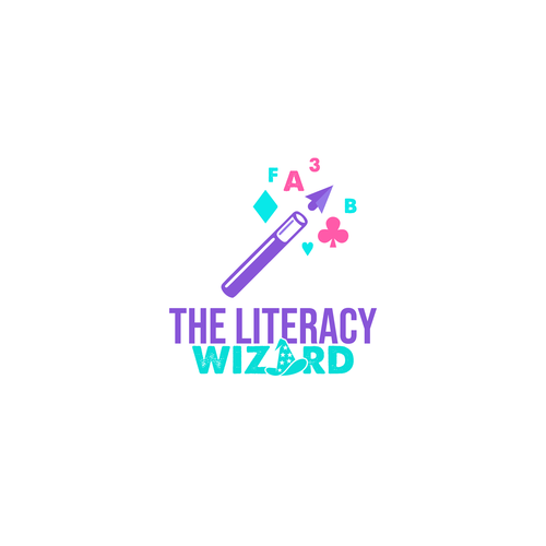 Wizard logo with the title 'The Literacy Wizard'