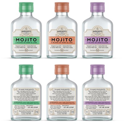 Labels for artisan cocktail mixers