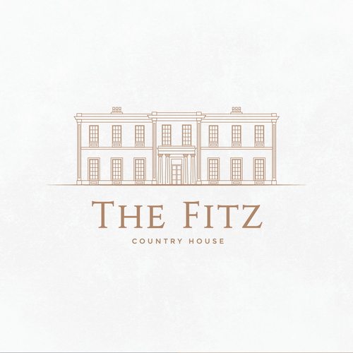 Country logo with the title 'Luxurious logo for a country house'