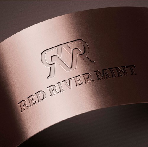 Masculine brand with the title 'Logo concept'