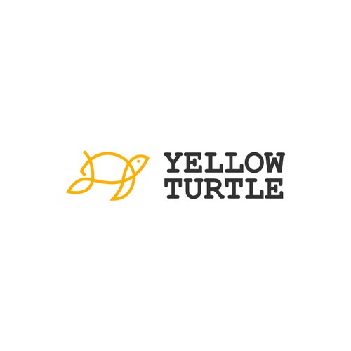 Yellow brand with the title 'Modern yet conservative logo design'