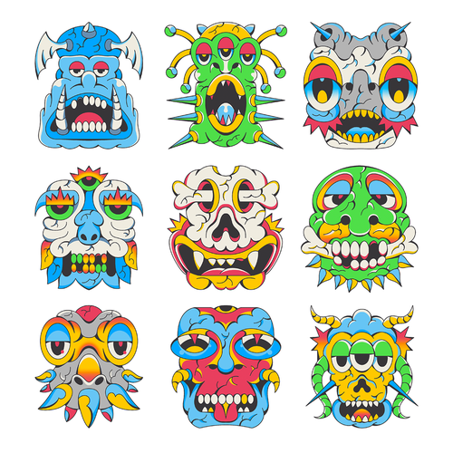 Tattoo artwork with the title 'Cricket Lighters'