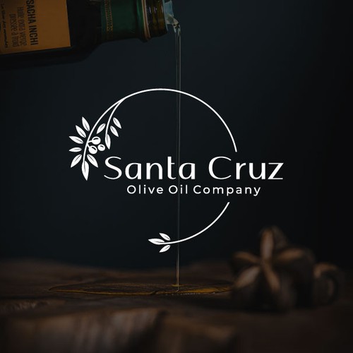 Olive logo with the title 'Elegant and Classic Olive Oil'