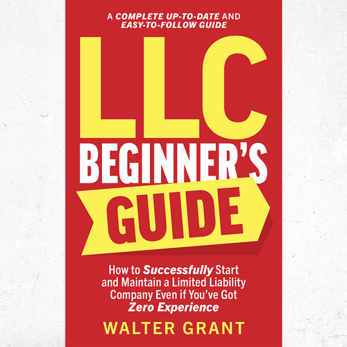 Business book cover with the title 'Simple idea turned into an interesting book cover'