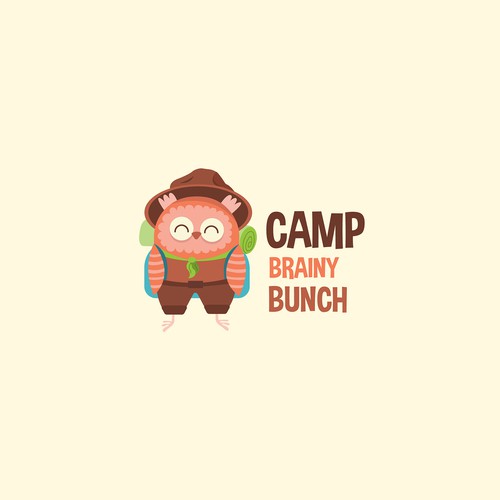 Kindergarten design with the title 'Camp Brainy Bunch'