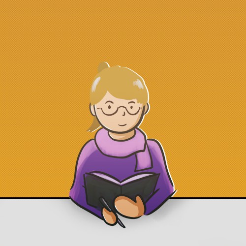 People artwork with the title '4 Characters Personality Traits'