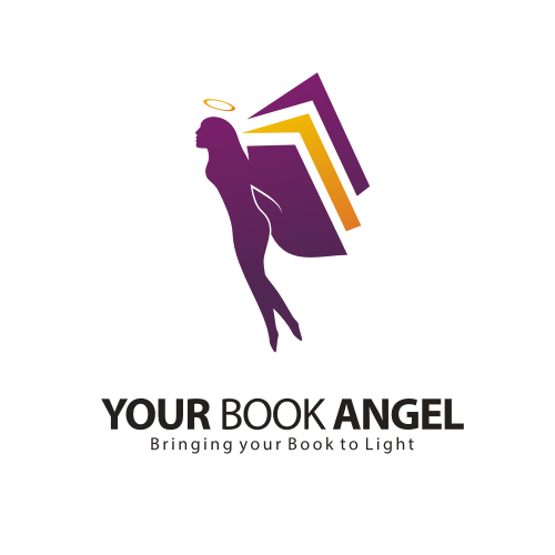 Angel logo with the title 'Your Book Angel needs a new logo'