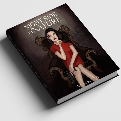 Painting book cover with the title 'Book cover'