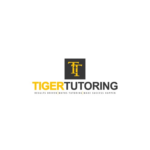 Alphabet design with the title 'TT logo concept for Tiger Tutoring'