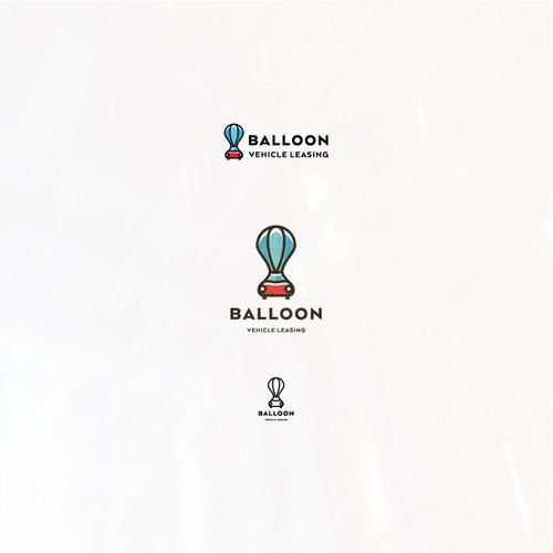 Automotive brand with the title 'Logo for Balloon vehicle leasing'