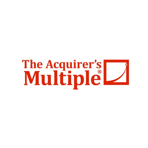 Rocket logo with the title 'Logo Design for The Acquirer’s Multiple'