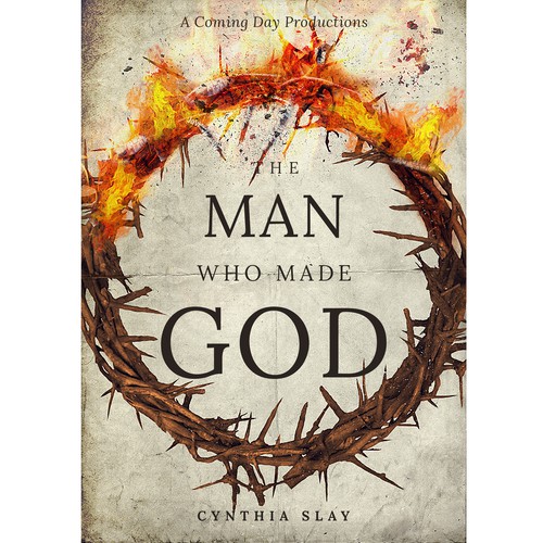 Vintage book cover with the title 'The Man who made God'