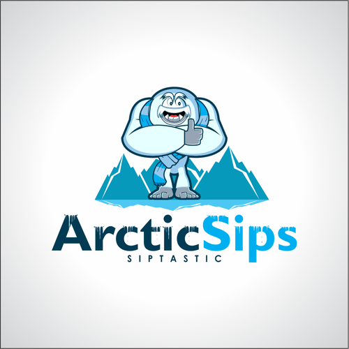 Snowman logo with the title 'Arctic Sips'