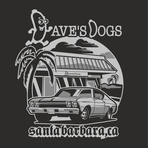 Automotive t-shirt with the title 'Restaurant t-shirt design'