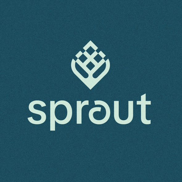 Cute design with the title 'sprout'