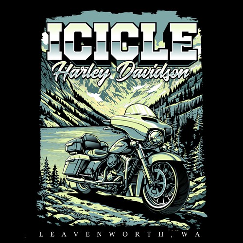 T-shirt with the title 'ICICLE'