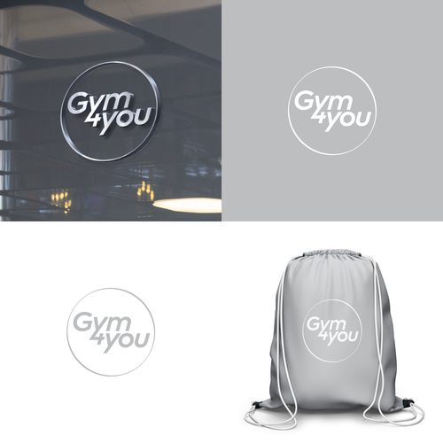 Skincare logo with the title 'Gym4you'