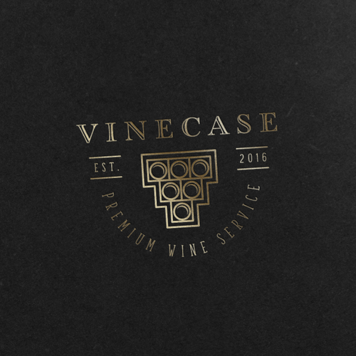 Vine logo with the title 'Logo for a wine company'