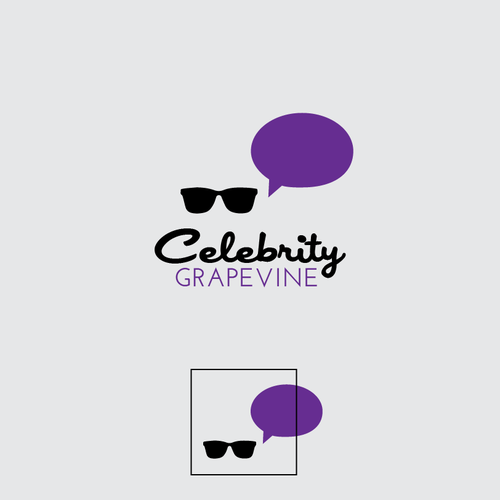 Celebrity logo with the title 'Minimalist design'