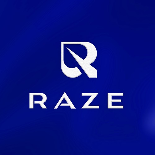Poker chip logo with the title 'Raze Logo Design'