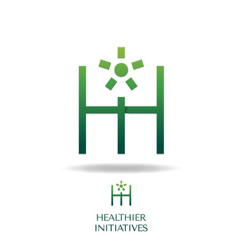 New logo with the title 'H + i + sun Logo design based from clients Brief'