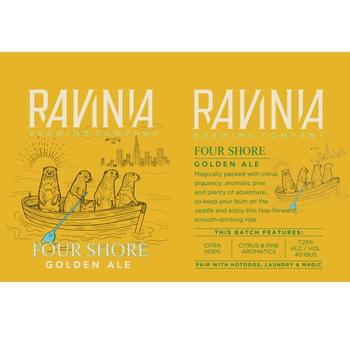 Otter design with the title 'Concept design'