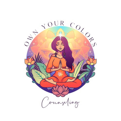 Mandala design with the title 'Powerful Logo Concept for for a holistic embodiment therapist'