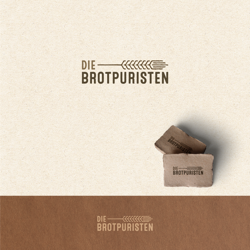 Earthy design with the title 'Artisan Bread'