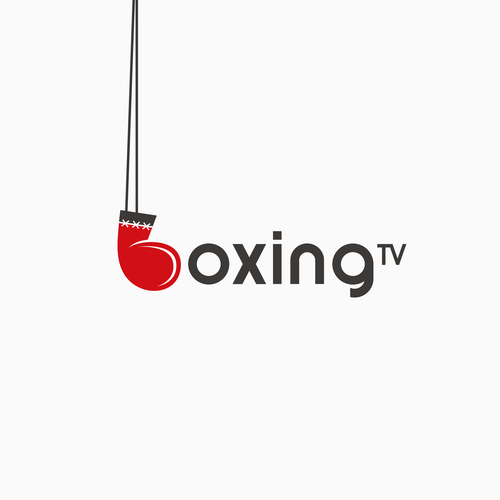 Boxing logo with the title 'boxing tv'