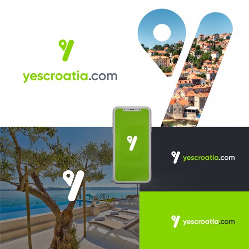 Travel logo with the title 'Logo for a travel company basedd in Craotia'