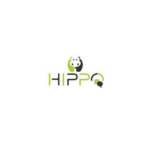 Impressive design with the title 'Logo Design For Hippo Chat App'