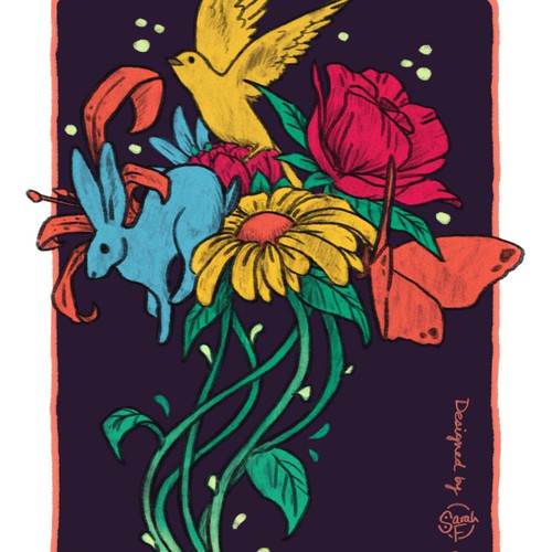 Plant illustration with the title 'Germination'