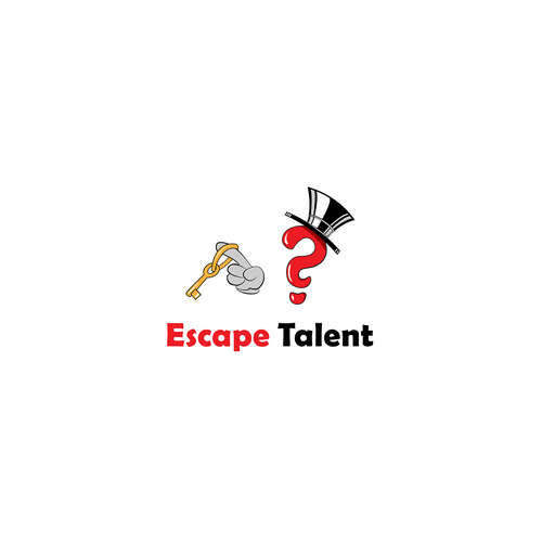 Escape room logo with the title 'Escape Talent'