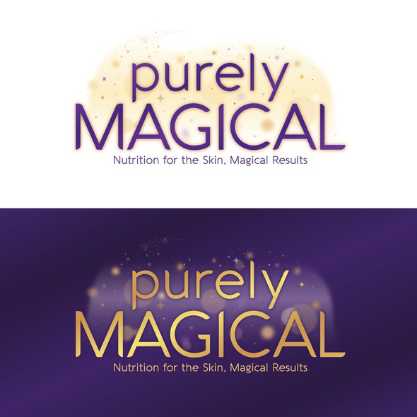 Lotion logo with the title 'Purely Magical'