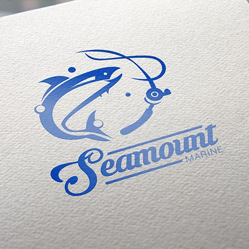 Fishing brand with the title 'Fishing Logo'