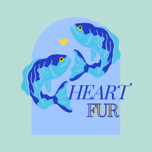 Funky logo with the title 'unique and creative logo wear'