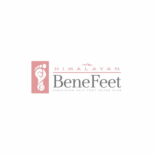 Feet design with the title 'Himalayan BeneFeet'