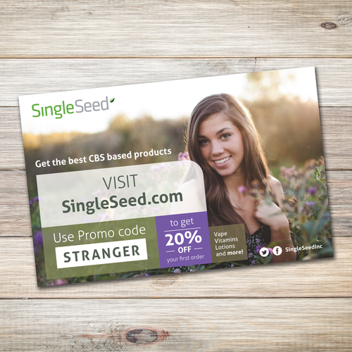 Layout design with the title 'Half-page magazine ad'