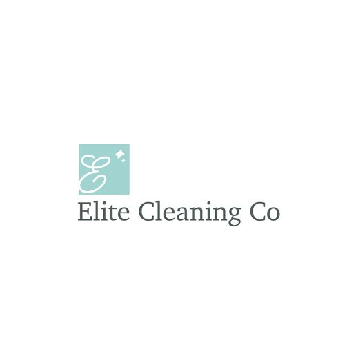 Cleaning company logo with the title 'Elite Cleaning Co'
