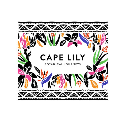 Pattern brand with the title 'Floral Design Logo & Branding'