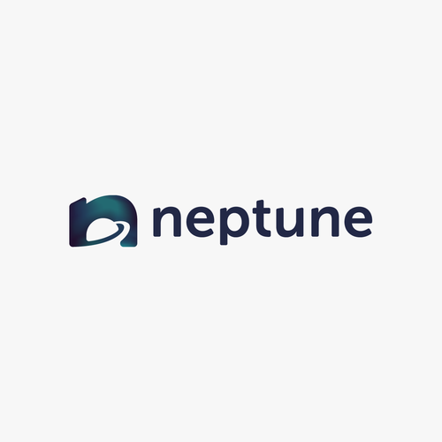 N logo with the title 'Logo design for Neptune.'
