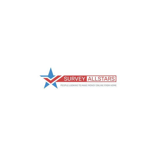 Survey design with the title 'Survey AllStars logo design'