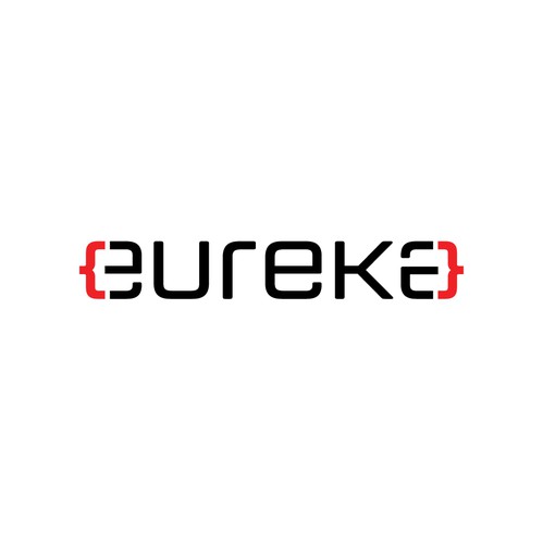 Programmer logo with the title 'eureka logotype'